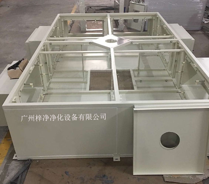 手術(shù)室層流送風(fēng)天花制作現(xiàn)場實(shí)拍圖 手術(shù)室層流送風(fēng)天花制作現(xiàn)場實(shí)拍圖